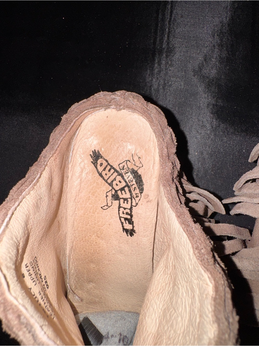 Freebird by Steven Brown Suede Fringe Ankle Boots - Picture 2 of 3